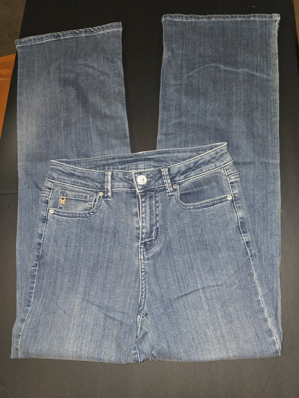 Belle Kim Gravel Women's Bootcut Jeans Size 2 Like New